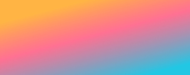 Warm Gradient of Orange, Pink, and Blue Creating a Cheerful, Dreamy, and Colorful Visual Atmosphere