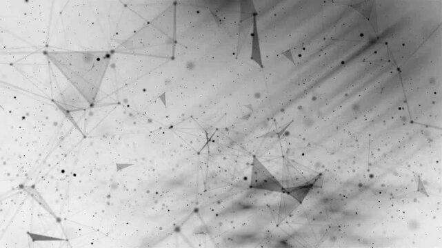 data information flow through plexus network and data encode decode and futuristic communication concept