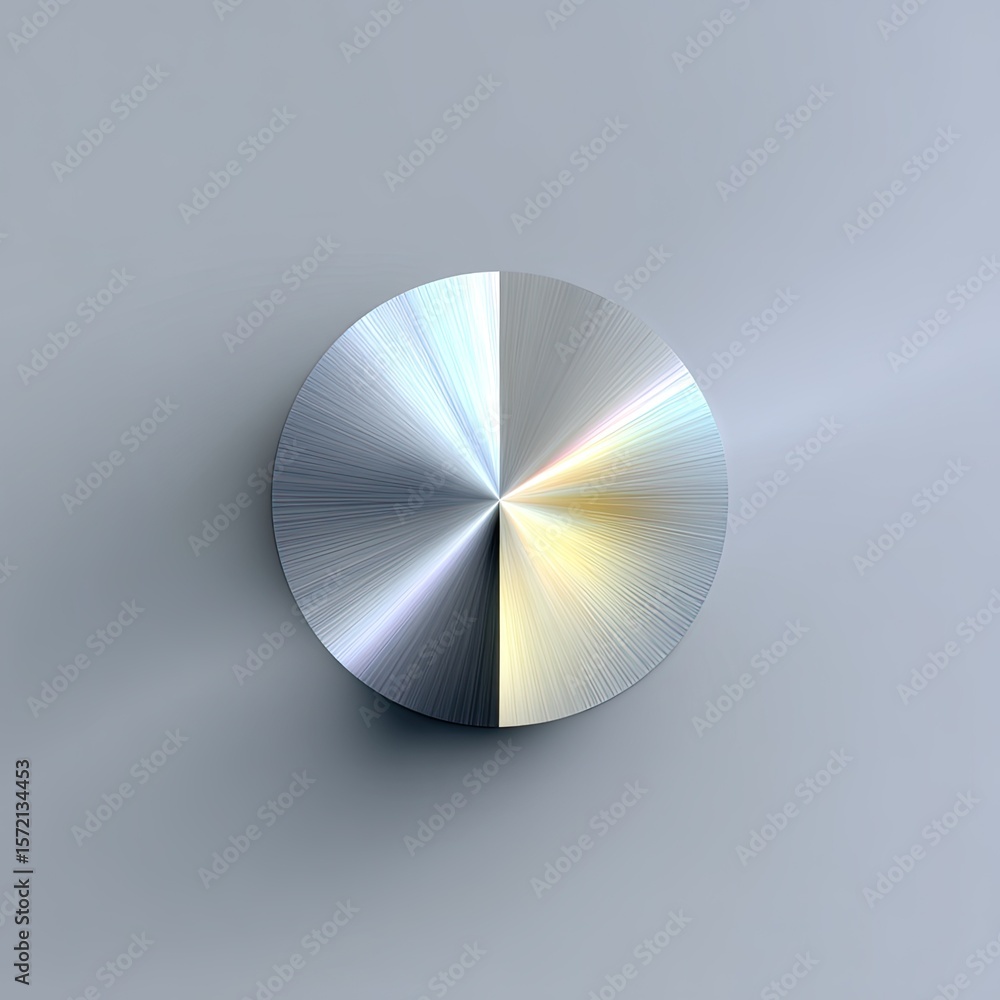 Poster abstract radial gradient circle design