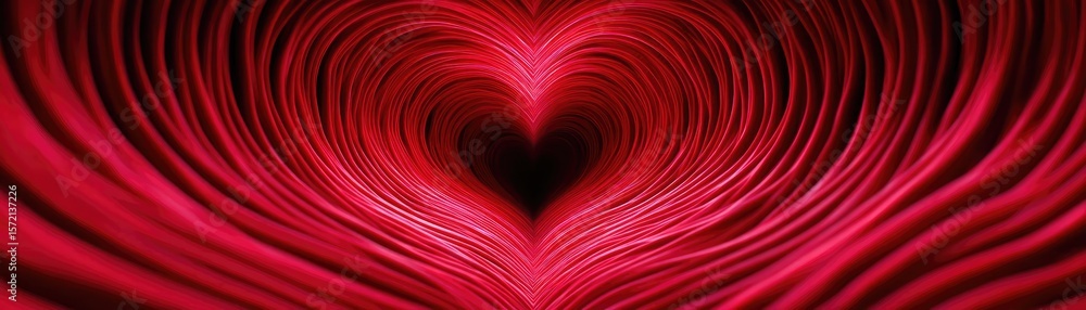 Poster cardiac output concept. a captivating red heart pattern symbolizing love and emotion.