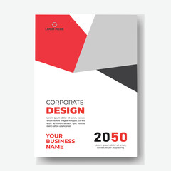 Annual report or business flyer poster template design