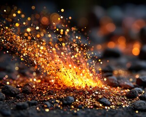 Molten metal splashing