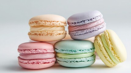 Pastel Perfection: Macaron Medley in Soft Focus
