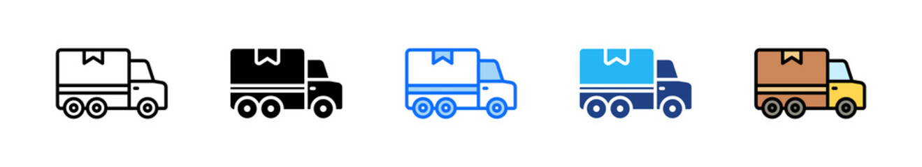 Delivery Icon Set Multiple Style Collection