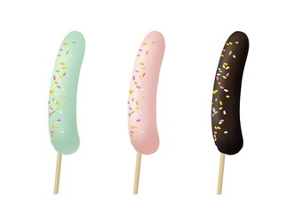 チョコバナナ　セット