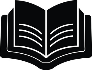 E-book vector icon. Online Education Related Vector Icon.