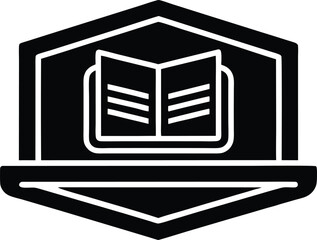 learning platform vector icon. Online Education Related Vector Icon.