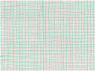 手描き背景　チェック　カラフル