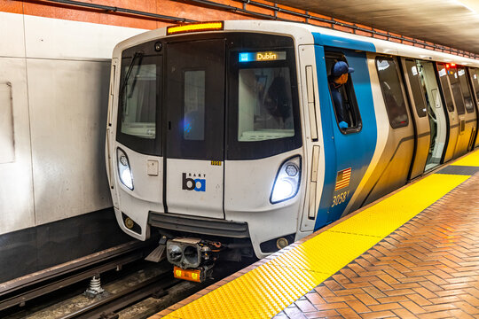 The San Francisco Bay Area Rapid Transit train (Bart)