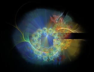 Imaginatory fractal abstract background Image