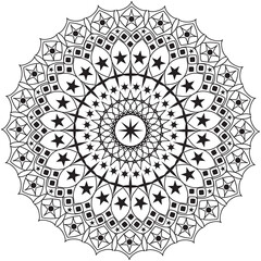 vector pattern mandala design eight