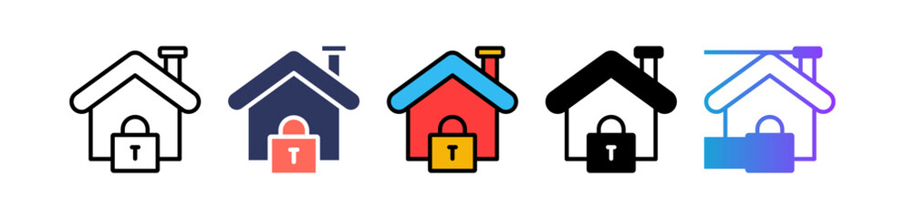 Locked multiple icon