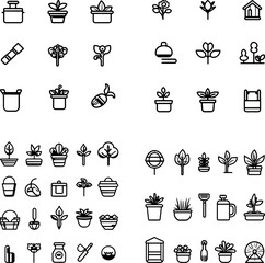 sustainable garden icons, eco garden, green gardening, low impact garden, water-wise garden, native plants, pollinator garden, permaculture garden, organic gardening, zero waste garden,