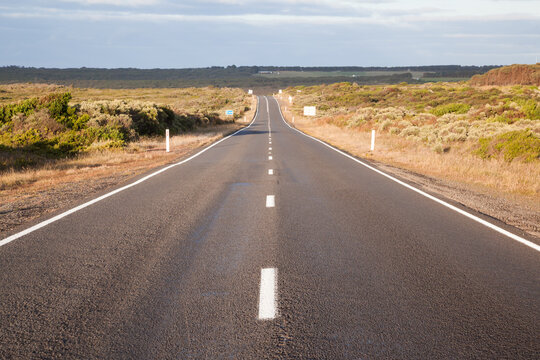 Empty road, Great ocean road, Victoria, Australia