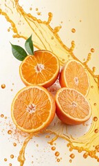 orange juice splash