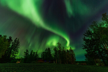 Northern Light, Aurora Borealis over the head, Yellowknife, Northwest Territories, Canada © Seongpil Jang