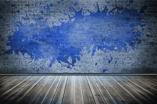 Naklejki Splash showing earth graphic
