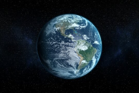 Fototapeta Computer graphic image of earth