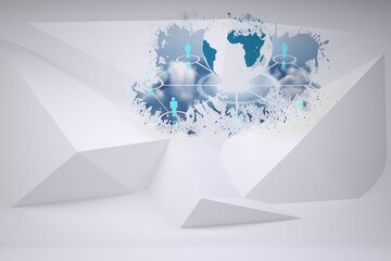 Splash showing global community