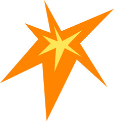 Abstract Starburst Tall Spike Shape