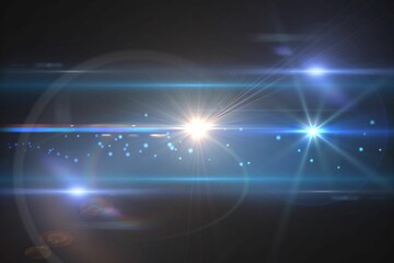 Black background with spark