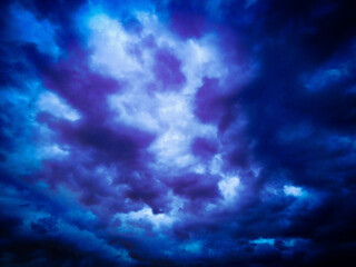 dark blue sky