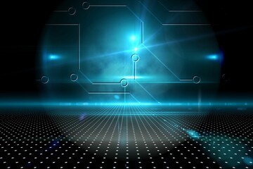 Technological black background