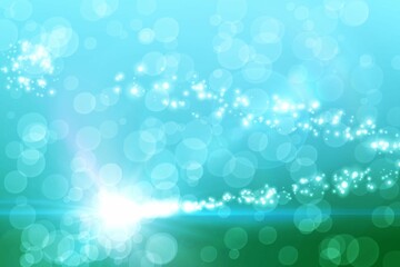 Bright light energy design in blue