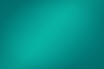 Abstract teal-green gradient is filling canvas in flat design, highlighting smooth color transition