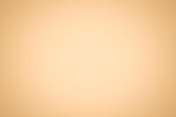 Abstract peach-beige radial gradient is filling entire frame in flat design with subtle color blend
