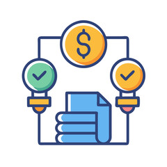 Financial planning with ideas and agreements leading to profit