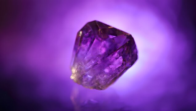 Amethyst Gemstone, Purple Crystal, Sparkling Jewel