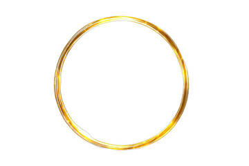 Gold circular frame (2)