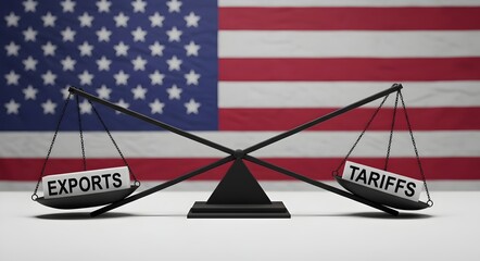 US Trade Balance: Exports vs. Tariffs, Balance Between Exports and Tariffs, A Challenge for the American Economy