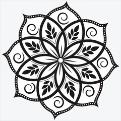 Vector doodle mandala . Ornamental luxury mandala Mandala Line Illustration . various mandala . Mandala Pattern Designs . Henna mandala. Mehndi style. Decorative pattern in oriental style.