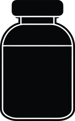 jar with blank label