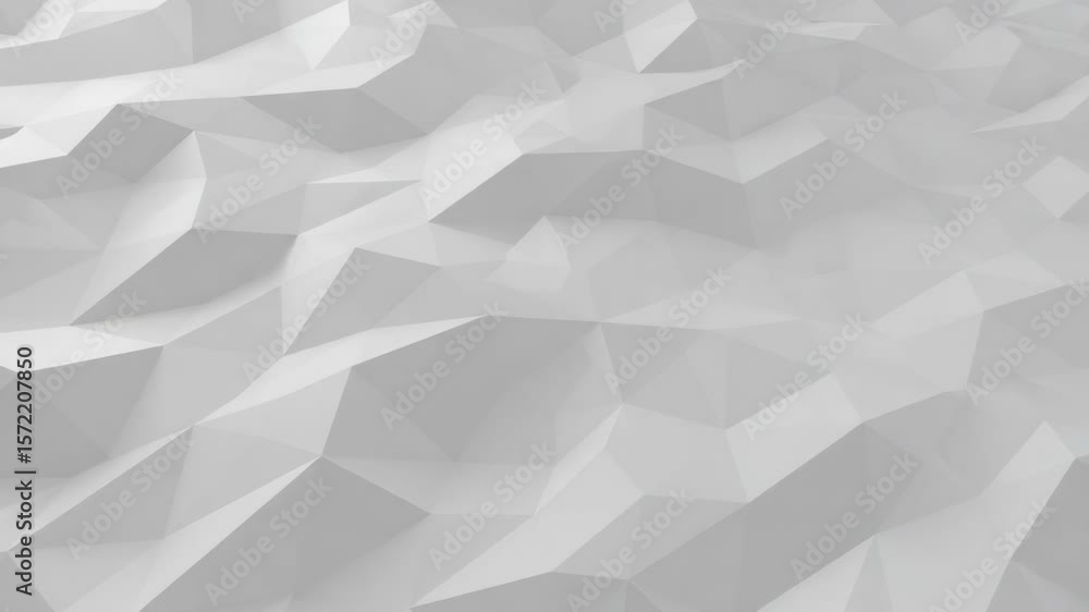 Poster white polygonal shapes create an abstract geometric background