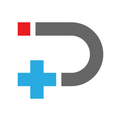 Obraz premium Magnet logo icon design