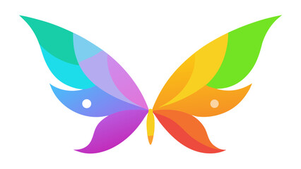 Obraz premium colorful butterfly vector illustration