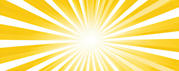 Fototapeta premium Radiating yellow sunburst (1)