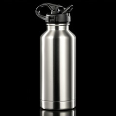Stainless steel water bottle designed for outdoor activities and daily hydration in modern lifestyle