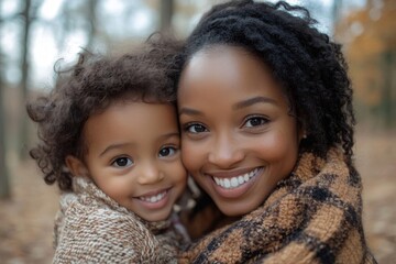 Happy holidays: Mother and daughter playing together in the park, sharing a joyful moment, Generative AI