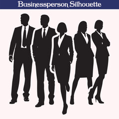 Businessperson high quality silhouette design