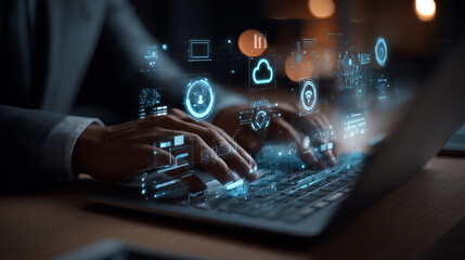 Digital Transformation Concept – Technology Integration in Modern Business Operations