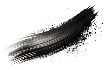Bold Black Paint Stroke