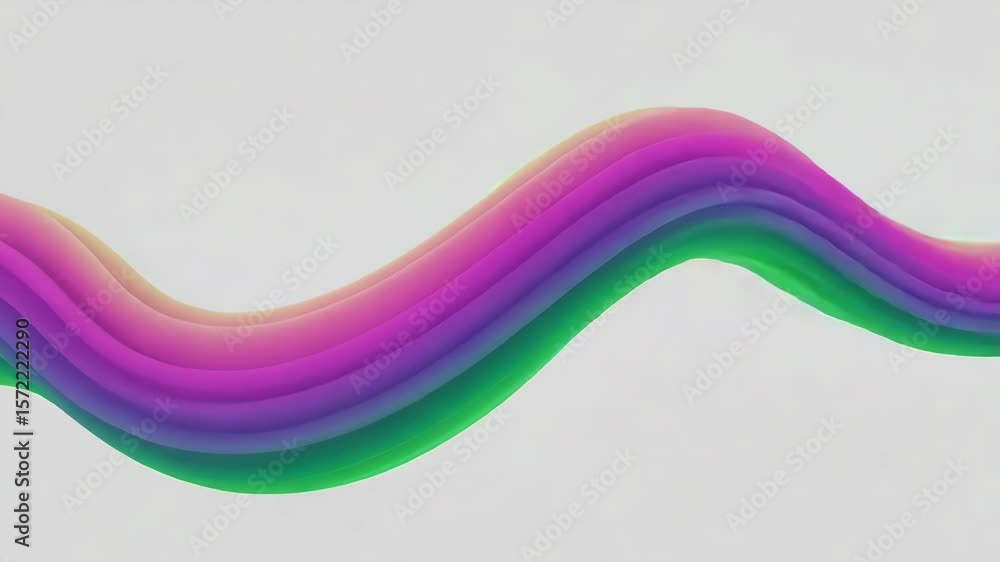 Poster a vibrant abstract background with a colorful gradient wave pattern