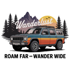 Vintage Mountain Adventure