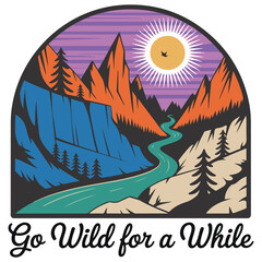 Vintage Mountain Adventure