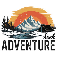 Vintage Mountain Adventure