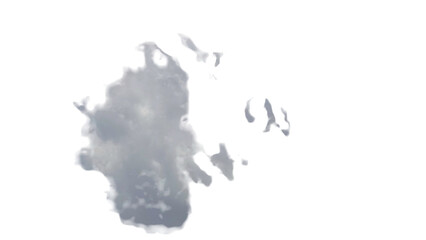 Clouds with Copy Text Space. Soft and Fluffy Atmospheric Elements for Sky-Themed Designs, Posters,...